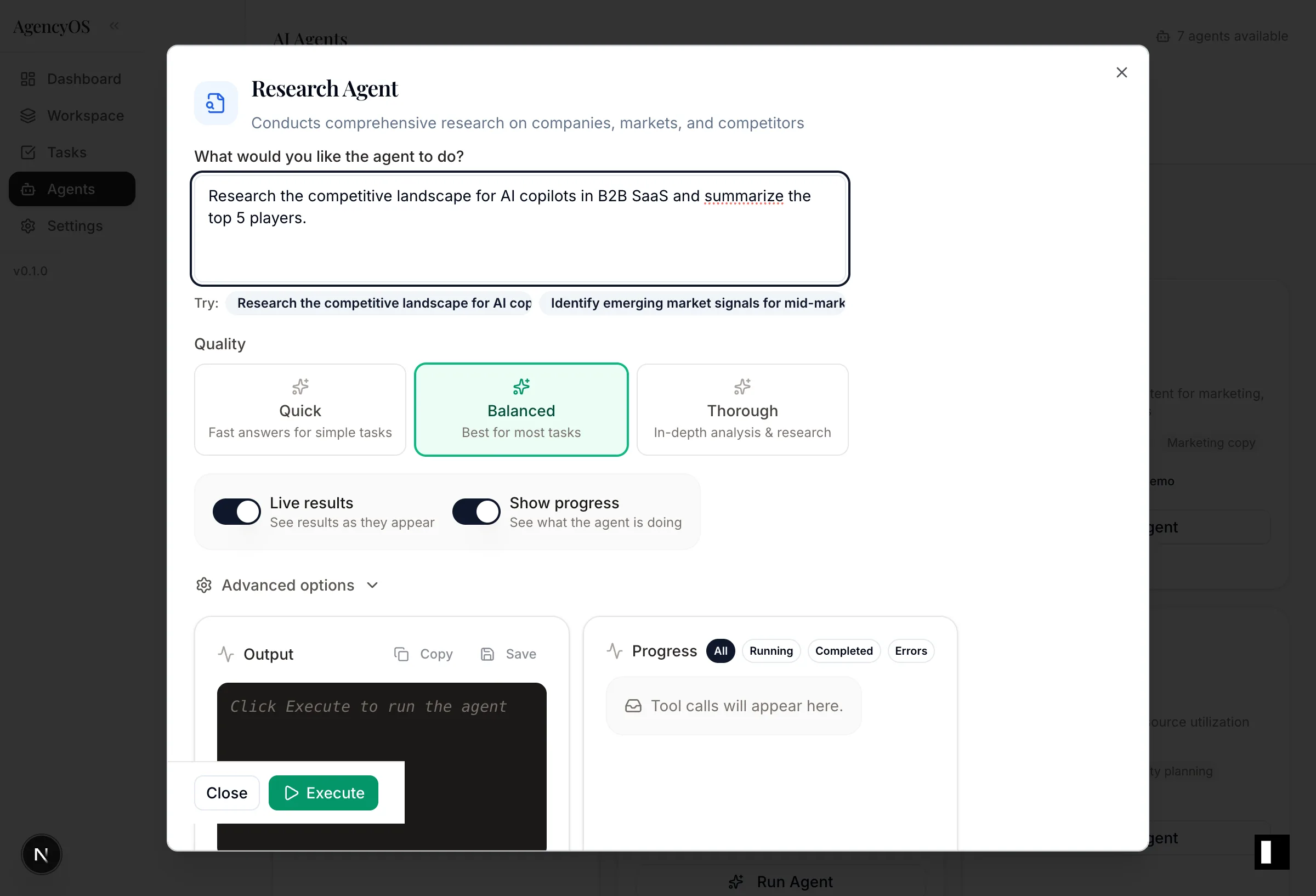 Agencyos Agents Dialog Desktop