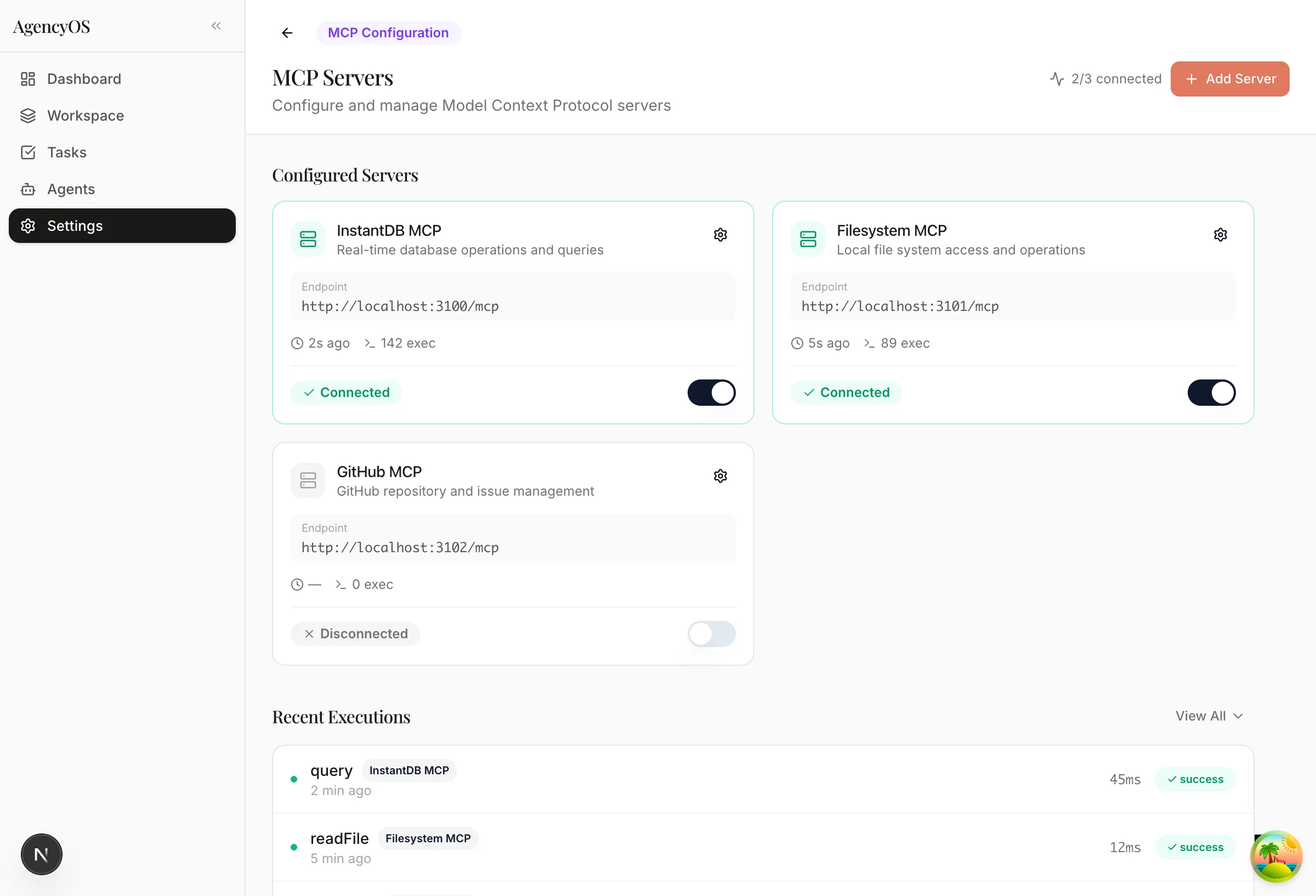 Agencyos Mcp Settings Compact