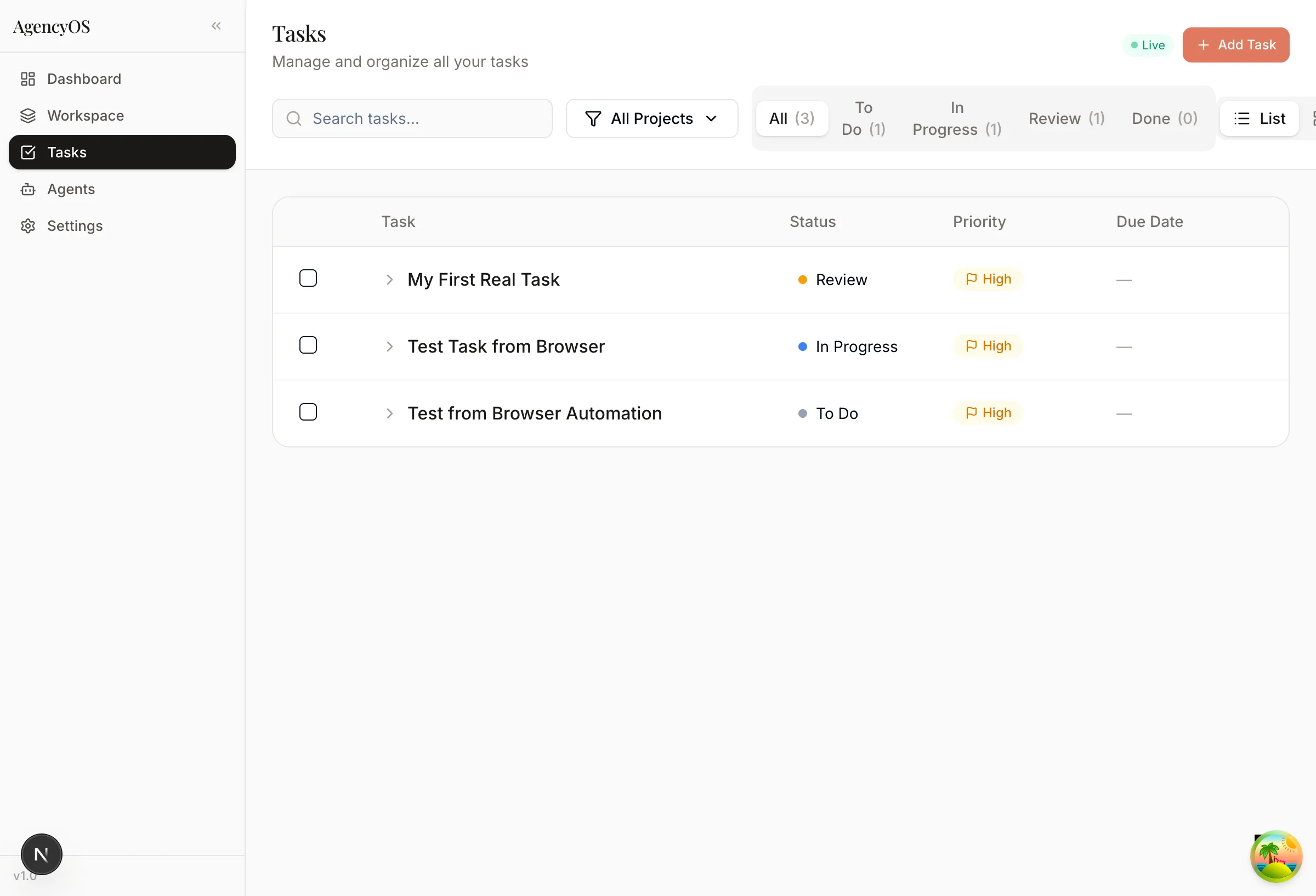 Agencyos Tasks Compact