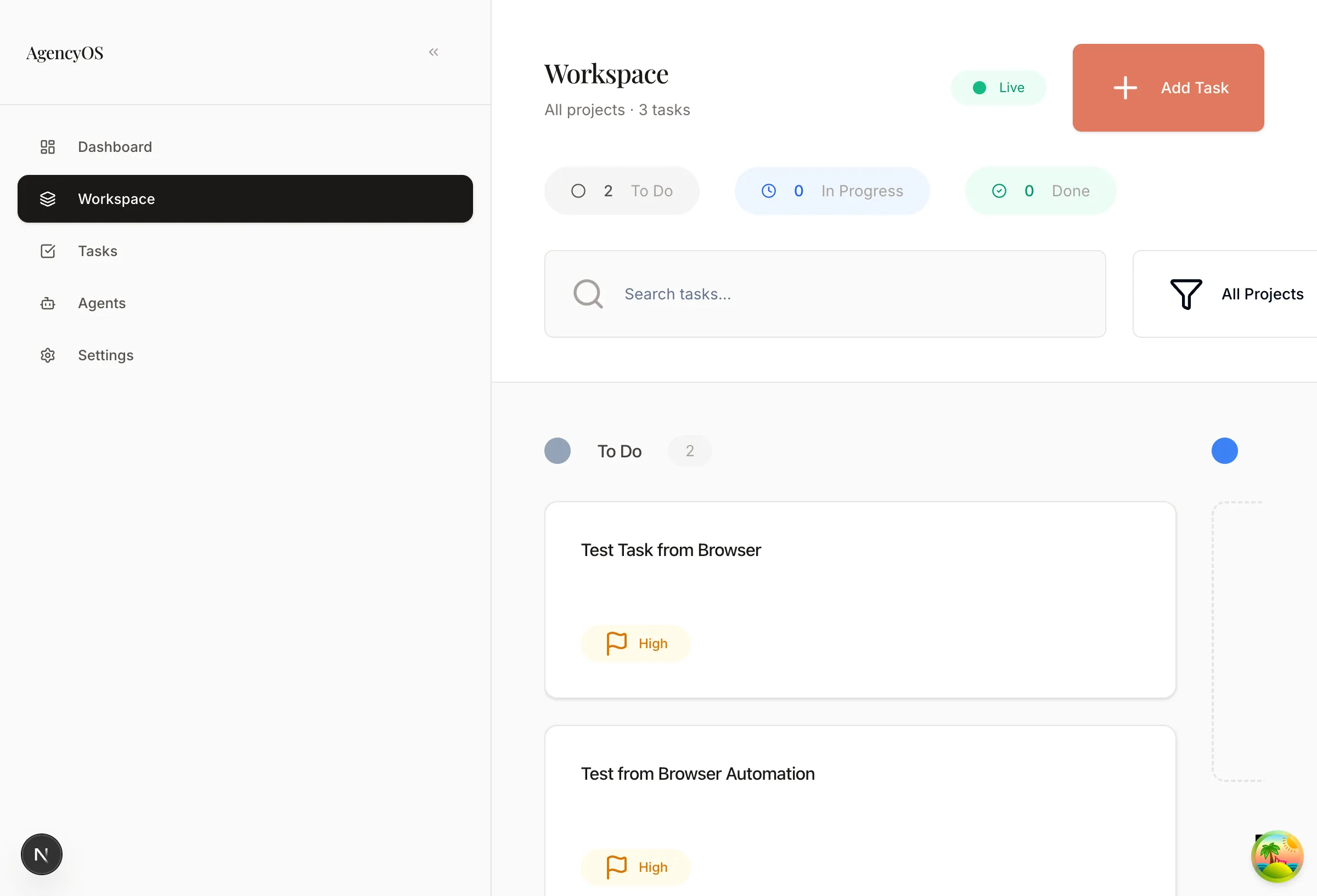 Agencyos Workspace Sidebar Check