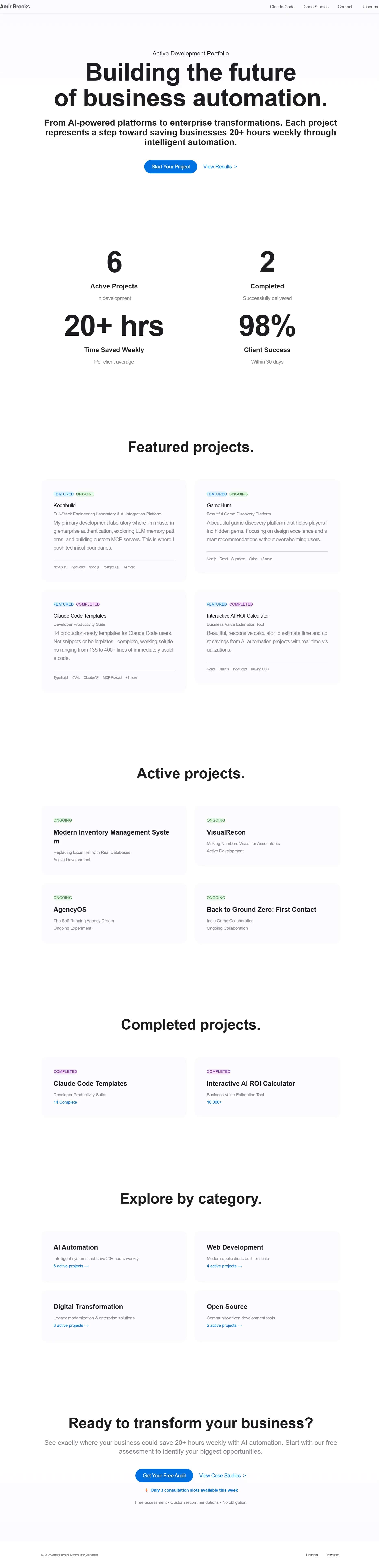 Amirbrooks Amirbrooks Old Projects