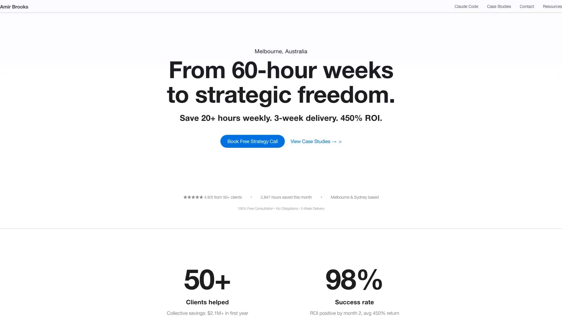 Amirbrooks Homepage Desktop