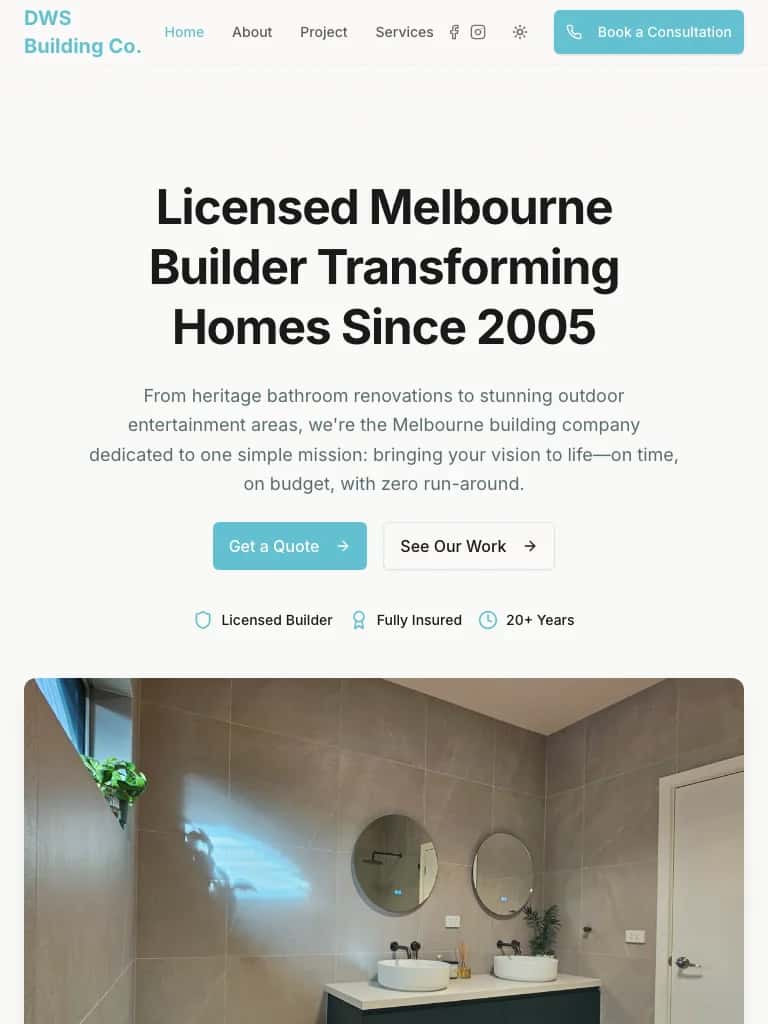 Dws Building New Homepage Tablet