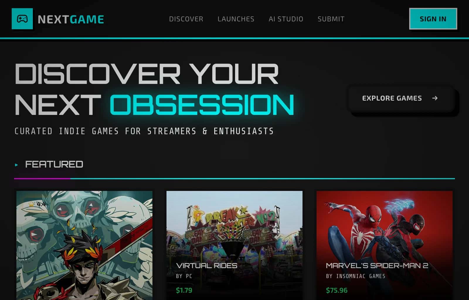 Nextgame Homepage Desktop 2026 01