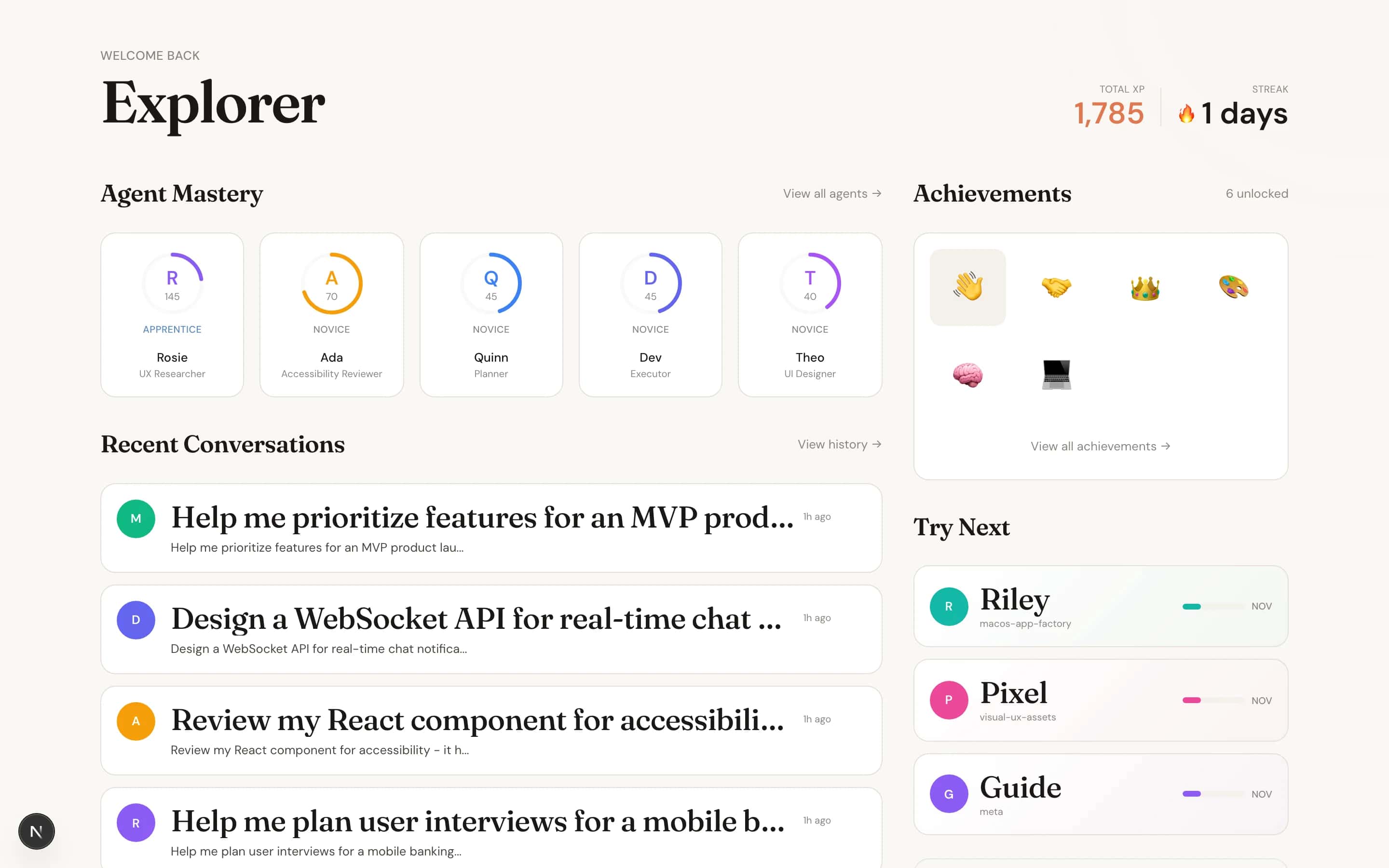 Playground Dashboard