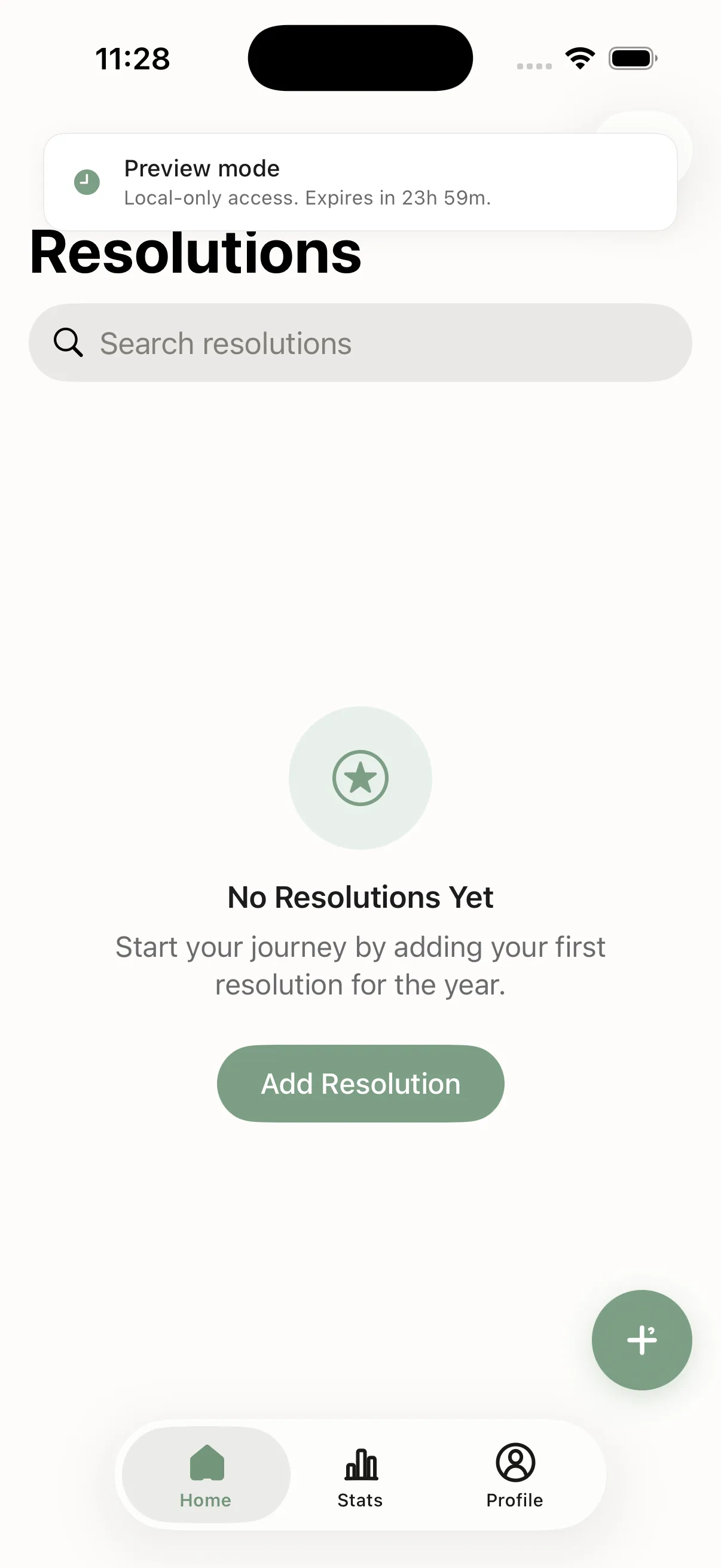 Resolution Tracker Resolution Tracker 08 Add Resolution