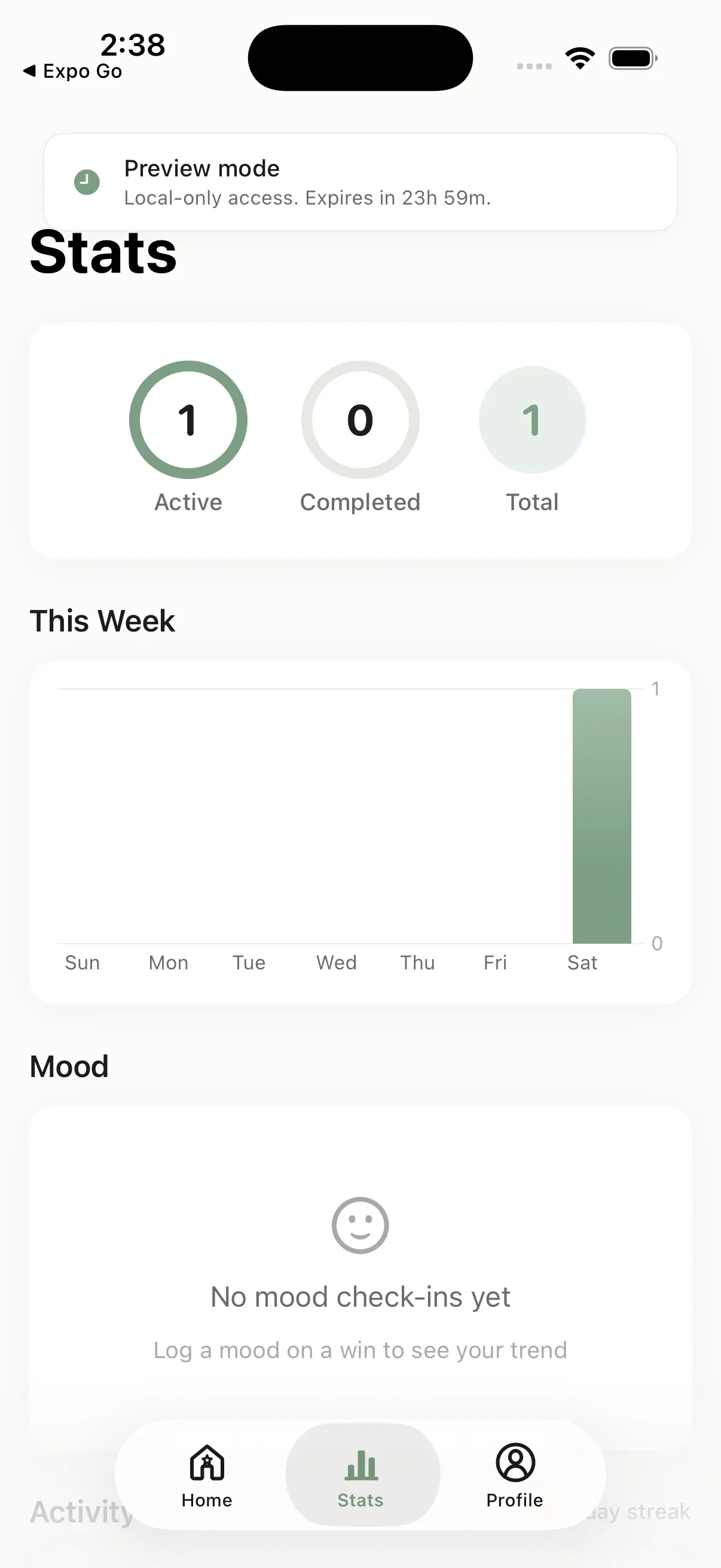 Resolution Tracker Resolution Tracker 17 Stats Screen New
