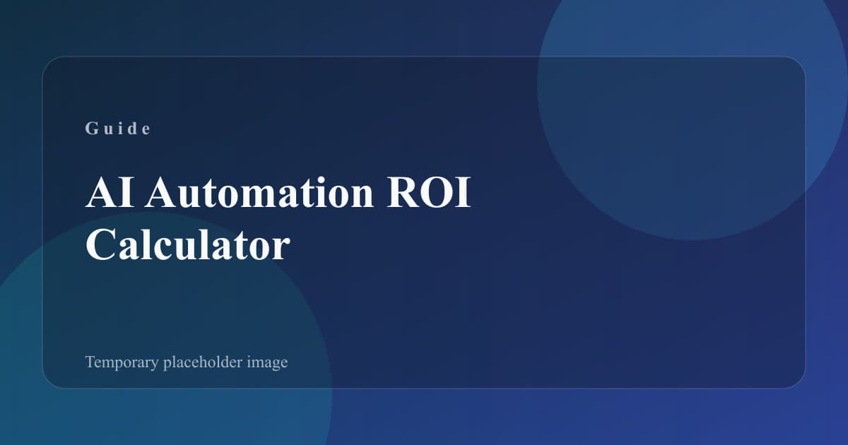 Hero image for AI Automation Readiness Checklist: 12 Questions to Ask Before You Start