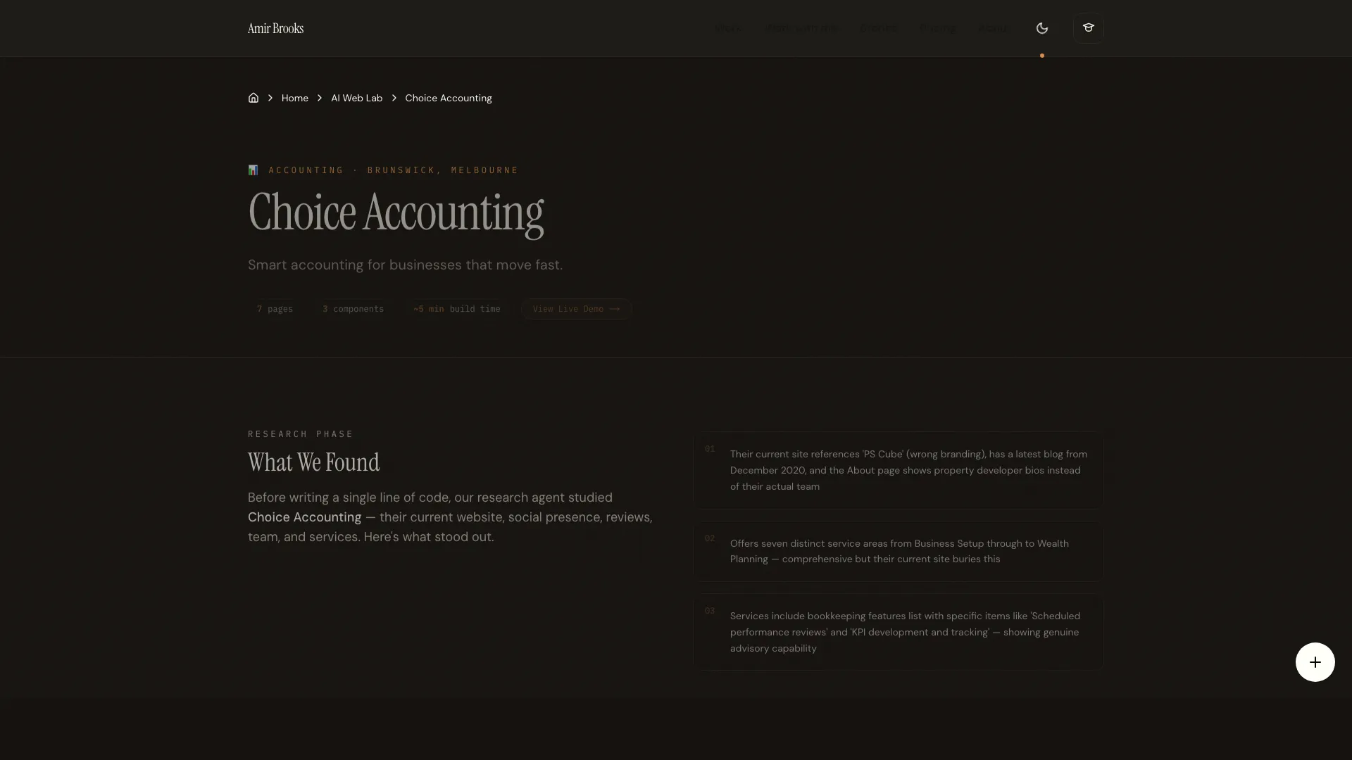 AI Web Lab screenshot 1