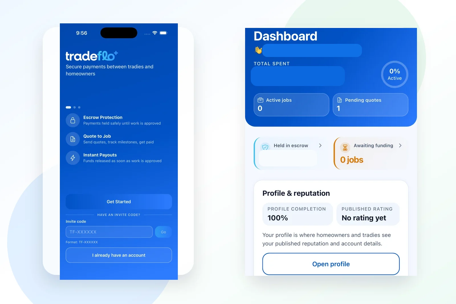 Tradeflo Ios App Screens 2026 05