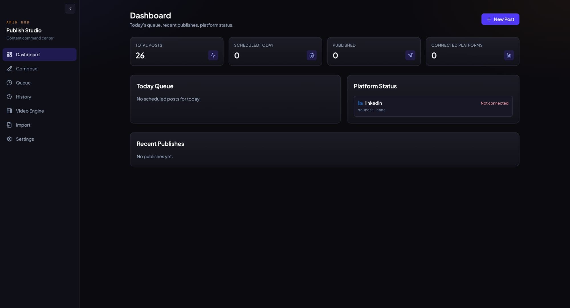 Publish Studio screenshot