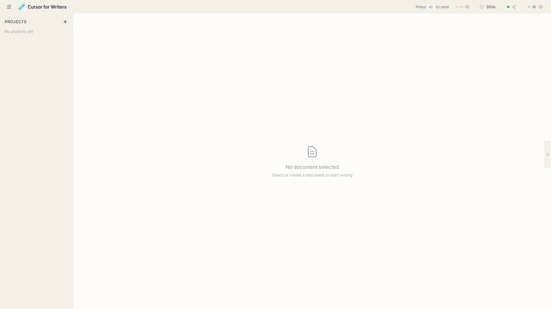 Cursor For Writers Homepage Hero