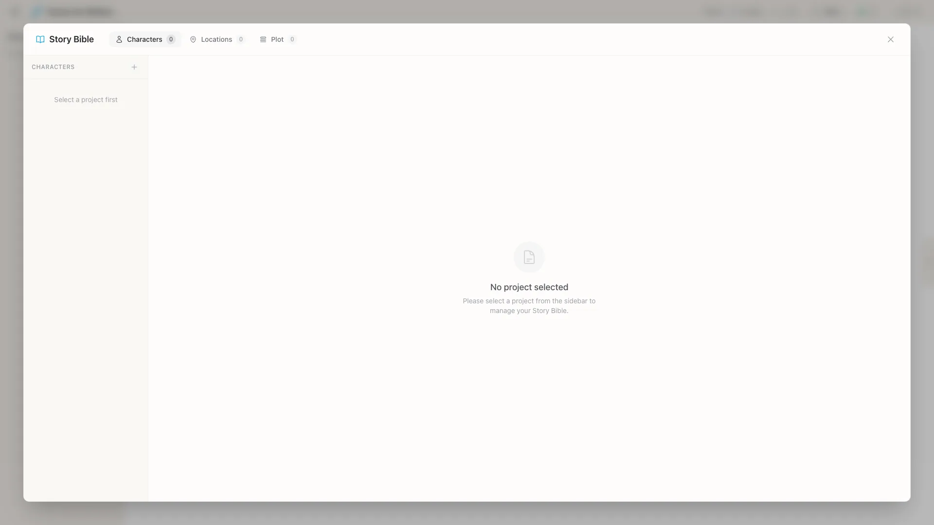 Cursor For Writers Story Bible