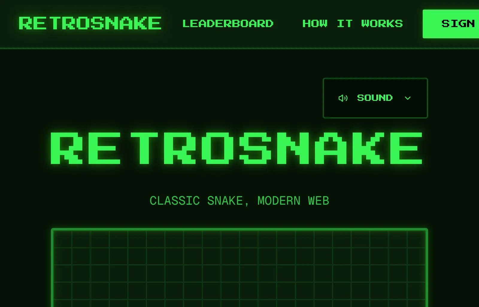 RetroSnake project preview